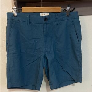 Ben Sherman Teal Men's Flat Front Shorts regular fit, size 32W